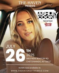 Sick of the winter blues?❄️ Start planning your summer with us at the  Haven's very first concert!✨ Ashley Cooke brings pop country hits like  “Your Place” to us
