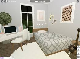Light Blue Themed Bedroom Bloxburg In 2020 Tiny House Bedroom Sims House Design Aesthetic Bedroom
