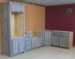 a weathered gray barnwood kitchen 190