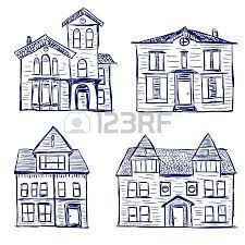 Stock photo city building 01. Color Houses Seamless Pattern City Or Town With Trees How To Draw Hands House Doodle Sketch Book