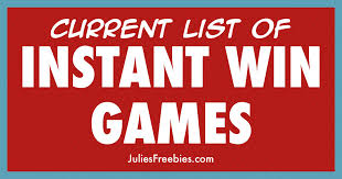 Maybe you would like to learn more about one of these? Current List Of Instant Win Games Julie S Freebies
