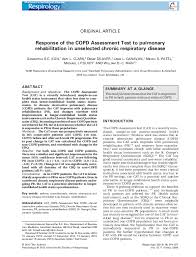 Image result for COPD Assessment Test