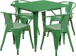 Davenport square outdoor dining table hampton bay crestridge 40 in square tresnik stainless steel garden table cruise alu square table by talenti 5 piece cast aluminum patio dining set davenport square outdoor dining table. 32 Square Metal Restaurant Table With Steel Chairs