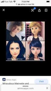 Real Life Marinette And Adrien Marinette And Adrien Ladybug And Chat Noir Miraculous Ladybug