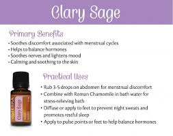 Doterra Clary Sage Essential Oil Uses With Beauty And Diffuser Recipes Clary Sage Essential Oil Sage Essential Oil Essential Oils Herbs