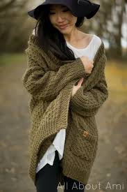 This soft, slouchy cardigan is a fall wardrobe essential. Pattern The Dotty Cardigan All About Ami