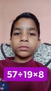 Math challenge 🤔 #math #mathviral 57 7÷19x8 19x
