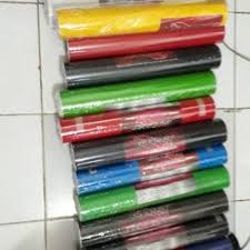 Skotlet profix glossy dan transparan 1 roll (15 meter)rp195.000: Sticker Skotlet Scotlet 1 Roll 15 Meter Shopee Indonesia