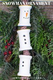 This snowman ornament craft is our contribution to 10 days of a kid made christmas inspired by books held by melissa from mama miss. 27 Diy Snowman Ornaments How To Make Snowman Ornaments For Christmas