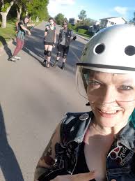 Intermission skate with friends and family