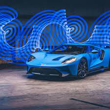 Download Ford Gt Blue Sportcar Front View Wallpaper For Screen 2248x2248 Ipad Air Ipad Air 2 Ipad 3 Ipad 4 Ipad Mini 2 Ford Gt Ipad Mini 3 Ipad Mini 2