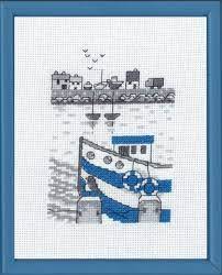 5 out of 5 stars (1,890) $ 5.30. Fishing Boat From Permin Of Copenhagen Sea Life Cross Stitch Kits Kits Casa Cenina
