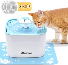 Pet water fountains are indispensable accessories for quite sometimes. Mospro Pet Fountain Cat Water Dispenser