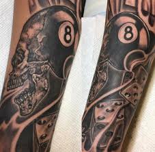 You can see card tattoos ranging from ones with simple black outlines, to those inked in. Tattoo Uploaded By Dev Green Skull Cards 8ball Dice Smoke Fire 598734 Tattoodo