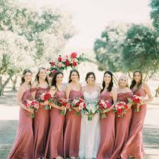 Is There Any Better Style Choice For A Winery Wedding Than Deep Dusty Rose Bridesmaids Gow Rose Bridesmaid Dresses Dusty Rose Bridesmaid Dresses Wedding Colors