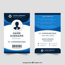 Download this beautiful and unique template today and after simply adding in the details, make the best use of it. Modele De Carte D Identite Id Card Template Employee Id Card Card Templates Free