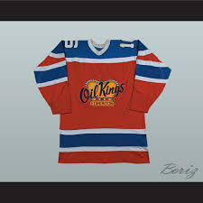 edmonton oil kings defunct team hockey jersey stitch sewn