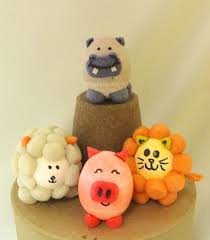 Hard Boiled Egg Animals Decorated With Magic Nuudles Decorated Eggs Kids Easter Egg Crafts Easter Crafts For Kids