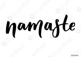 Category art arts signs usa sign america flags us. Hand Gezeichnet Namaste Karte Hallo In Hindi Tinte Schriftzug Hintergrund Stock Vektorgrafi Crushpixel