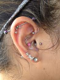 Pin By Do Bad Thingzz On Ink Body Mods Cute Ear Piercings Pretty Ear Piercings Types Of Ear Piercings
