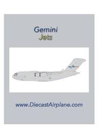 Nato Papa Boeing C 17 Sac 03 1 400 Geminijets Diecast