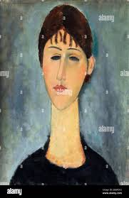 Portrait d'Amedeo Modigliani (1884-1920). Musée : collection privée Photo  Stock