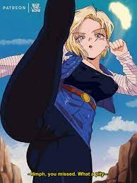 android 18 (dragon ball and 1 more) drawn by bluethebone | Danbooru