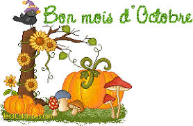 R�sultat de recherche d'images pour "gif bonjour octobre"