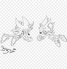 Super sonic sonic boom sonic coloring pages. Cm Super Sonic Vs Super Shadow Coloring Pages Png Image With Transparent Background Toppng