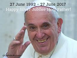 Pope Francis marks 25 years as a bishop