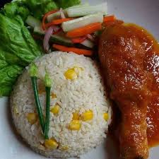 Cara Penyediaan Nasi Jagung Berserta Lauk Resepi Nasi Jagung Ayam Masak Merah Jelatah Bahan Untuk Nasi Jagung In 2020 Food Rice Cara