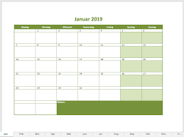 Familienkalender 2021 wandkalender planer schulferien termine 5 spalten. Monatskalender 2019 Als Excelvorlage