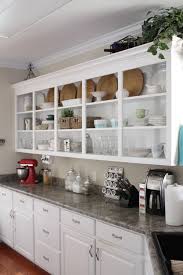 Sneak Peek Of The Kitchen Red Letter Words Winner Perfectly Imperfect Blog Open Kitchen Cabinets Open Kitchen Shelves Kitchen Cabinet Doors