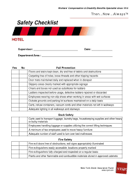 Using a checklist fire extinguisher safety inspection. Hotel Safety Checklist Pdf Pdf Fire Safety Safety