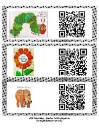 Eric Carle Audiobook Qr Codes Listening Center Qr Code Listening Centers Qr Code Books Qr Codes Reading