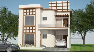 7 Marla House Map 30 X 52 6 House Front Design House Design House Plans