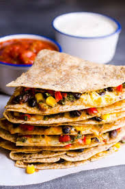 Healthy Vegetarian Quesadilla Recipe With Beans Vegetables And Moderate Amount Of Ch Vegetarian Quesadillas Recipes Vegetarian Quesadilla Healthy Family Meals