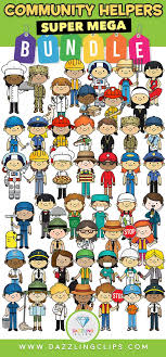 Community Helpers Clip Art Mega Bundle Community Helpers Clip Art Helper