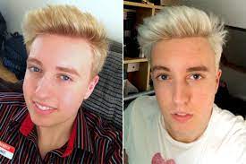 Swamp green to platinum blonde hair transformation. How And Why I Went Platinum Blonde At Home The Skincare Edit