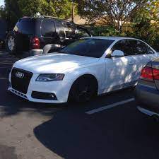 My 2009 Audi A4 3 2l V6 Premium Plus With The Sport Package In Ibis White It S On Airlift Suspension With Accuair Management Syste Audi A4 Audi Sports Package