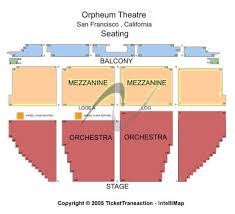 orpheum theater seating chart check the seating chart here