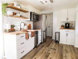 But our rv kitchen is no different from most. Rv Kitchen Remodel New Cabinets Sink Before And After