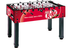 2 in 1 foosball & coffee table in black. Branded Tables Table Football Foosball Brand Your Own Tables