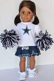 Reserved Dallas Cowboys Cheerleader Outfit Etsy American Girl Clothes Doll Clothes American Girl Cheerleading Outfits