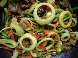 Hari ini kami akan berkongsikan resepi daging salai masak kunyit kepada anda! Resepi Daging Goreng Kunyit Simple Dan Sedap Miza Talib