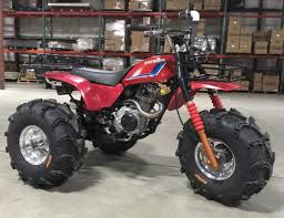 The polaris slingshot sl you see here is red, but base versions come in only one color: Custom 1985 Honda Atc200s Vintage Honda Motorcycles Honda Trike Atv Quads