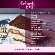 Üzerine unu, kakaoyu, kabartma tozunu eleyerek ilave edin. Gelin Evi Tiramisu Tarifi Facebook