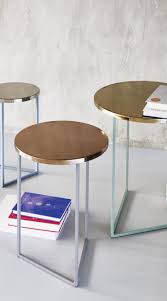Metallic Round Nesting Tables Set Of Three Nesting Tables Iron Table Table Settings