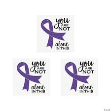 Check spelling or type a new query. Purple Awareness Ribbon Glitter Tattoos Oriental Trading
