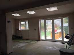 Three velux roof windows mean this kitchen. Rhys G Builders Single Storey Kitchen Extension 3 Velux Facebook